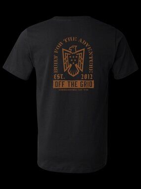 Off The Grid Surplus Soaring Eagle Tee - Black